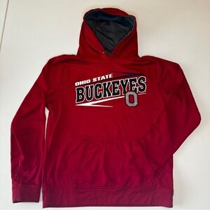 Adult Size M Ohio State Buckeyes Authentic Apparel Red Hoodie